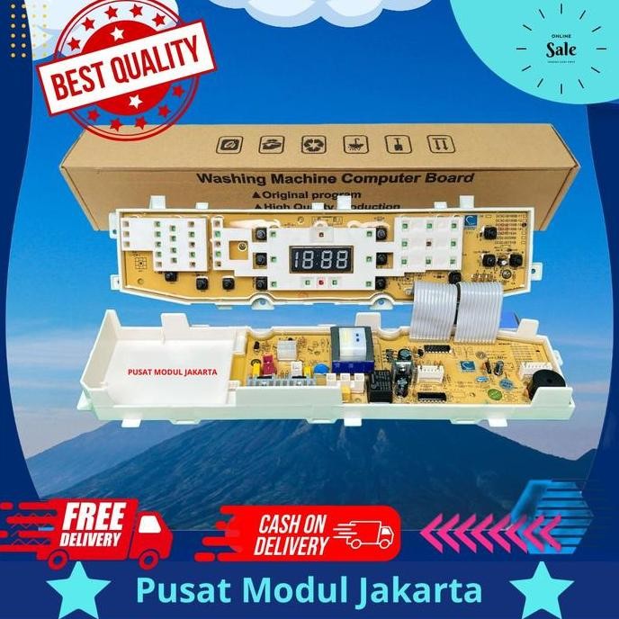 modul pcb mesin cuci samsung WA85V9