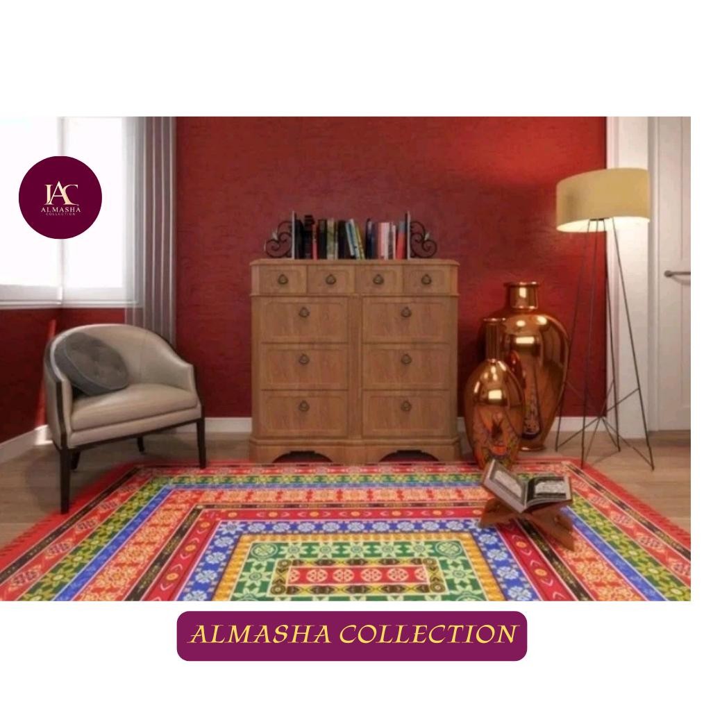 Karpet ostrich JUMBO Karpet Turki shiva ambal Sisa Ekspor Dubai / Permadani Bisa Lipat Carpet Turkey