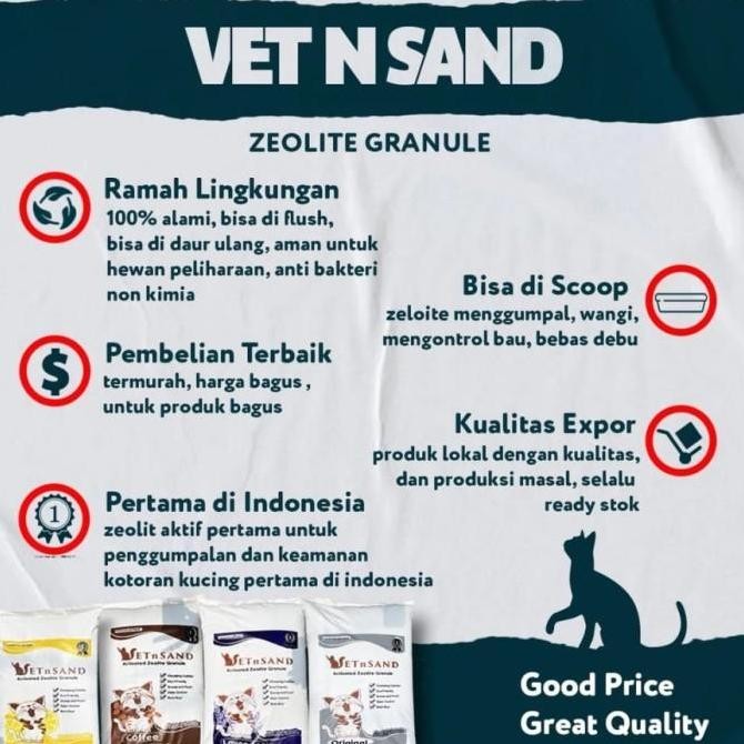 EKSPEDISI Pasir Vet N sand 20 Kg Pasir Gumpal Wangi 25 Liter Kucing Pasir Gumpal Wangi
