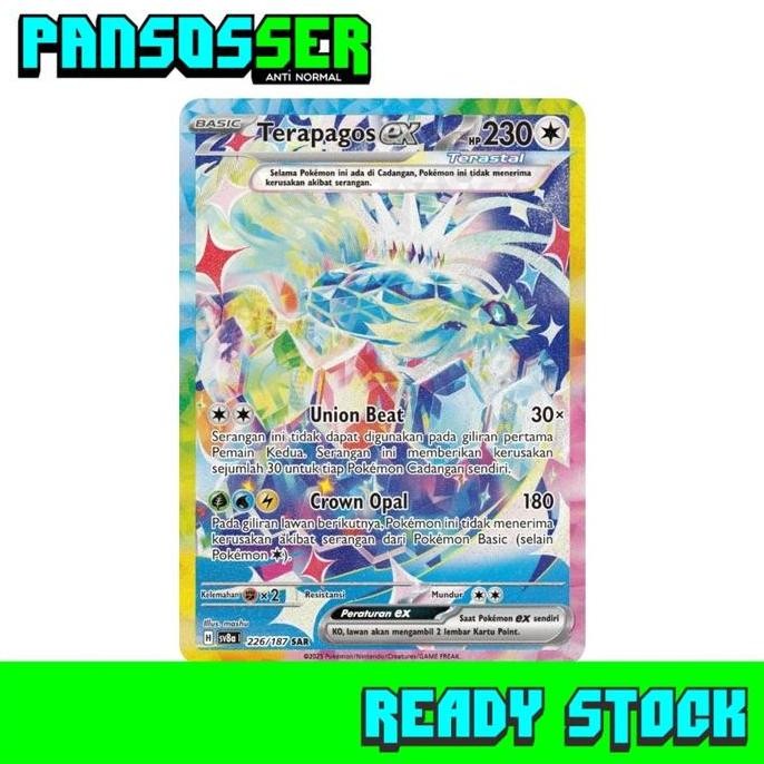 Pokemon Festival Terastal sv8a - Terapagos EX SAR 226/187