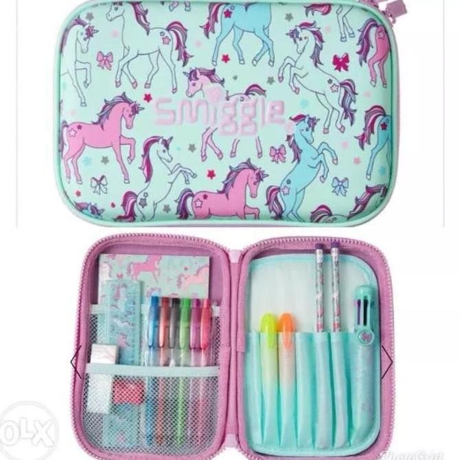 

smiggle Hits hardtop Pencil Case kit Kualitas Original