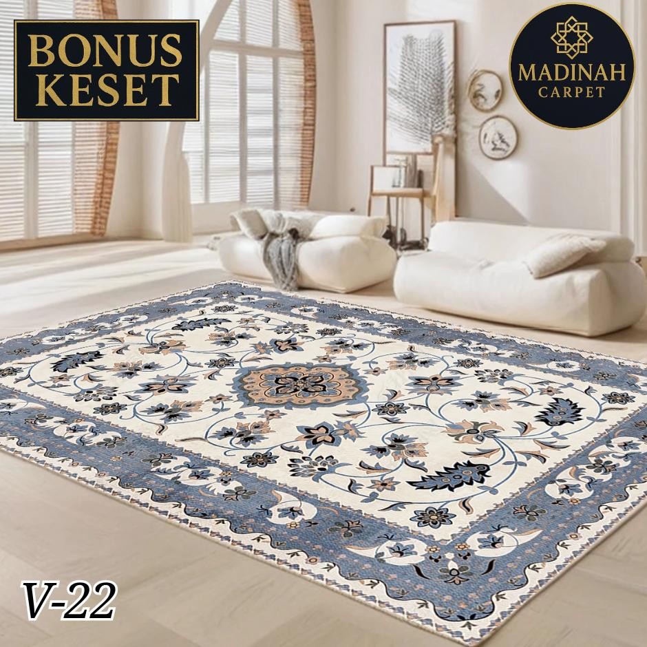 Karpet Lantai Aesthetic Motif Turki Murah 160x210 200x270 100x150 Besar Lembut Kecil Madinah Carpet