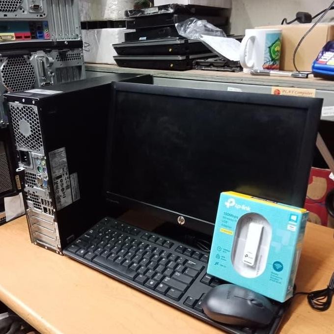 Paket Komputer Bekas Branded Hp /Core2Duo /Lcd 17 In Hp Free Key-Mouse New Stok