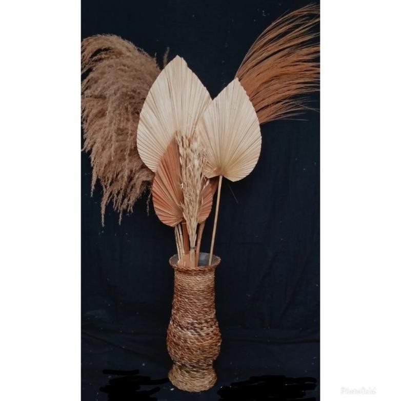 DAUN PALEM KERING , DAUN PAKET | RUSTIC | DEKORASI