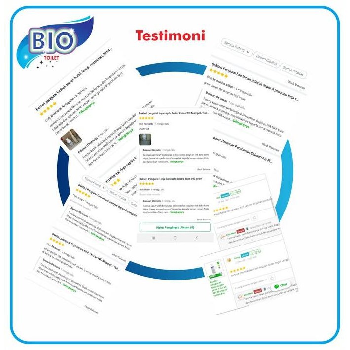 Bakteri pengurai limbah lemak dapur / pengurai lemak grease trap 500ml