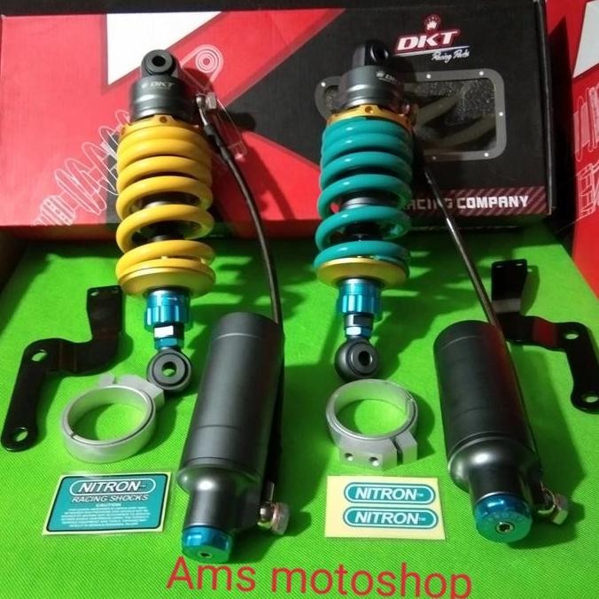 Shock tabung pisah DKT thailand ninja RR sonic 150cc fre stiker nitron