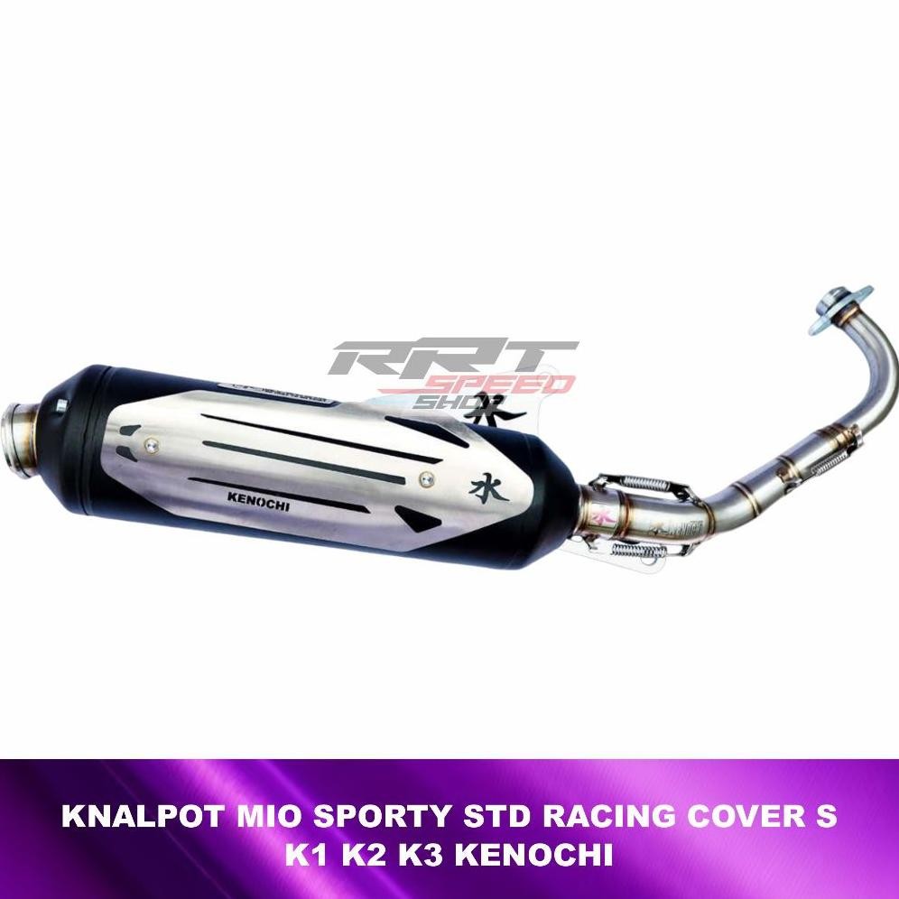 Premium RRT KENOCHI KNALPOT STANDAR STD RACING MIO SPORTY K1 K2 K3 COVER S ORIGINAL