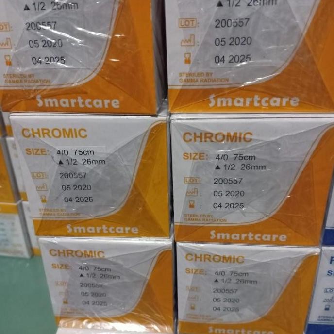 TERLARIS - CHROMIC 4/0 + JARUM SMARTCARE