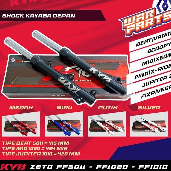 Shock Depan Kayaba Zeto Beat, Vario, Scoopy, Jupiter z, F1ZR, Jupiter MX, Beat FI, Vario 125, Vario 