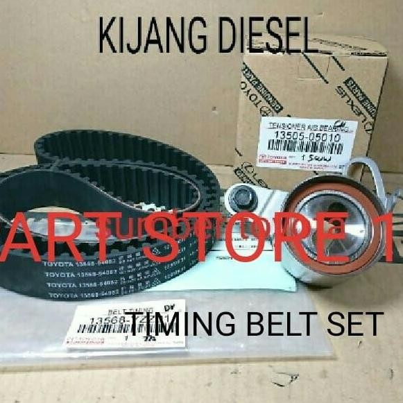 TIMING BELT SET.KIJANG KAPSUL DIESEL 2L