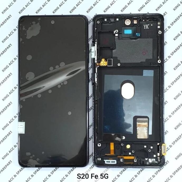 TERBARU - LCD TOUCHSCREEN + FRAME SAMSUNG GALAXY S20 FE 5G S20FE 5G OLED