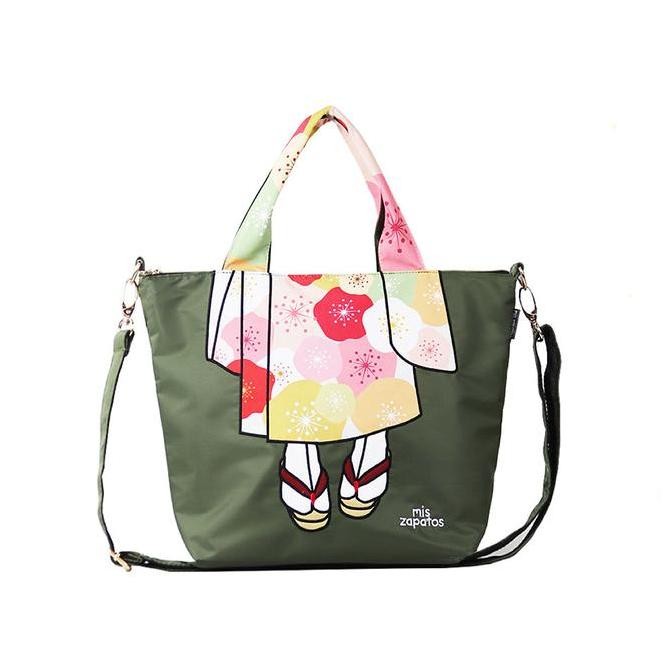 baru Tas Mis Zapatos B-7379 sling bag selempang wanita gambar Jepang unik