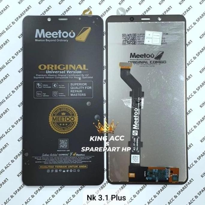 TERMURAH - ORIGINAL MEETOO LCD TOUCHSCREEN NOKIA 3.1 PLUS