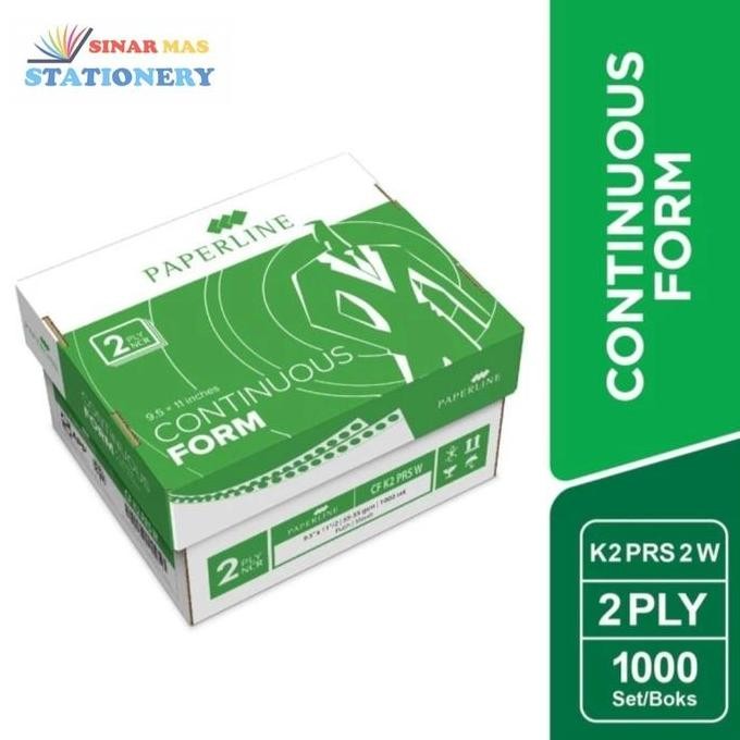 

TERLARIS - Continuous Form K2 PRS 2 Warna Paperline/ Kertas Continous Form K2 Play bagi 2 Warna Paperline