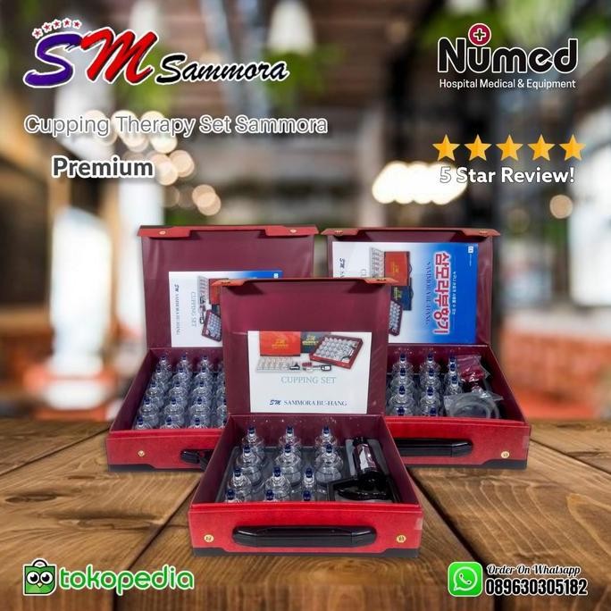 TERMURAH - Alat Bekam Sammora Premium Cupping Theraphy Set Sammora isi 12 19 30