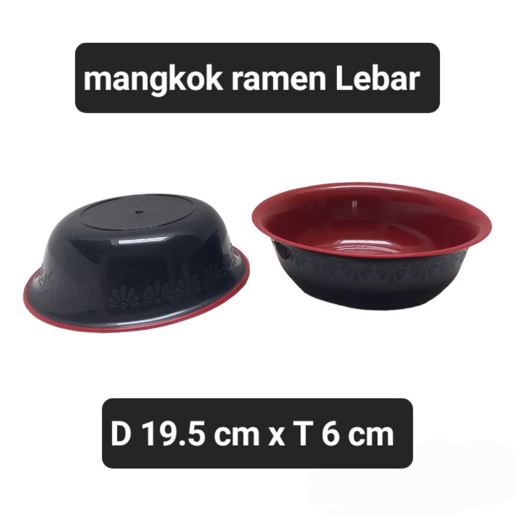 Mangkok Ramen Plastik Mangkuk Jepang/ Mangkuk Ramen Plastik Besar Baru