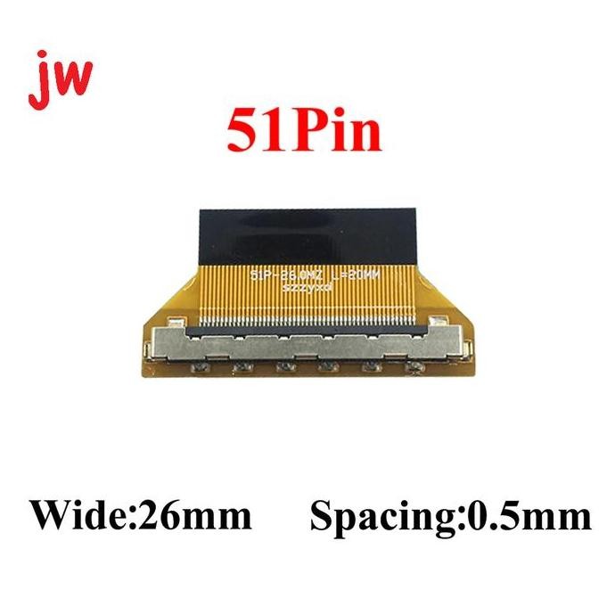 LVDS FI-RE51 to Flat Flexible FFC FPC Konektor jwel33 Segera Beli