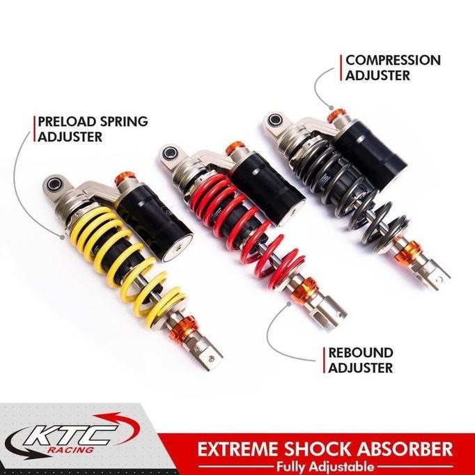 SHOCKBREAKER KTC RACING EXTREME KLIK REBOUND SHOCK BELAKANG VARIO MIO