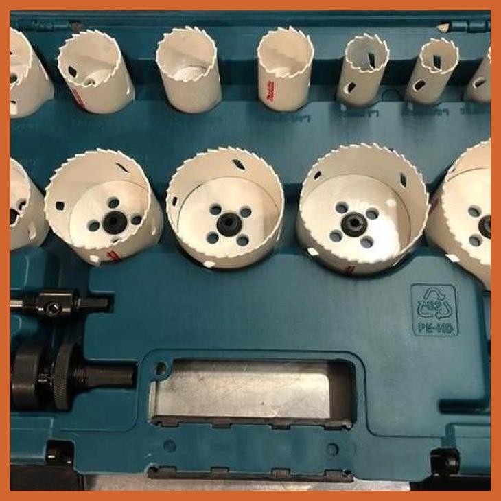 DISCOUNT HOLESAW SET MAKITA 16 PCS D-63993 ( PERTUKANGAN / POWER TOOLS )PACKING AMAN