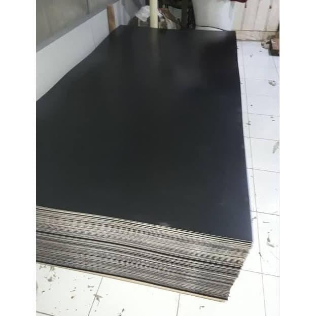 Triplek Melamin Hitam 3mm / Multiplek Melaminto Hitam 3mm / Kilap
