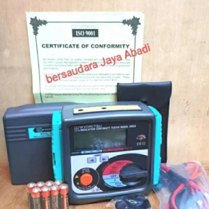 Promo MEGER/INSULATION KYORITSU TEASTER 3005A / meger kyoritsu 3005a