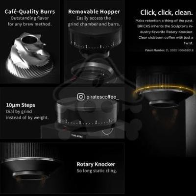 Timemore Bricks 01s Electric Coffee Beans Grinder | Alat Giling Biji Kopi Elektrik