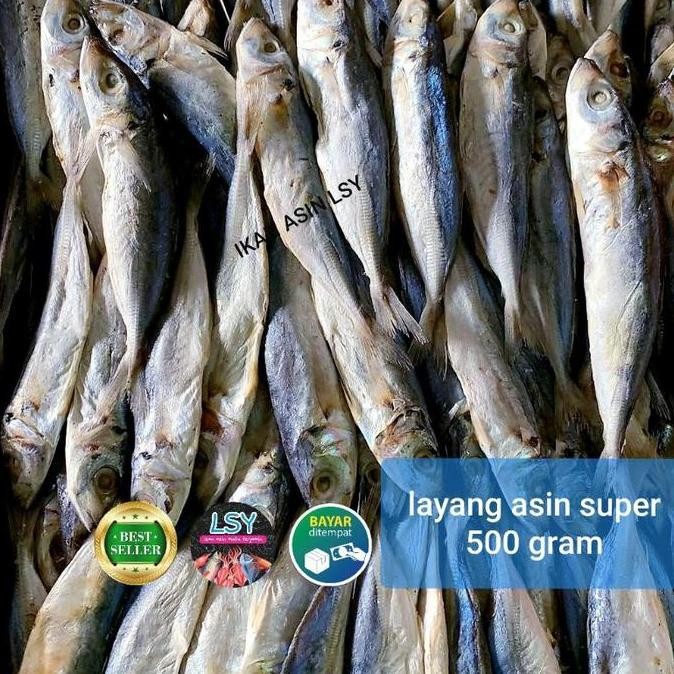 

Ikan Asin Layang / Layang Asin 500 Gram