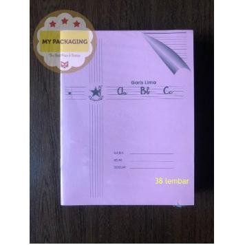 

[Promo..!!! Buku Tulis Garis 3 / Garis 5. Isi 38 Lembar. Harga Per Pack [ 10 Buku ] Fgh-56