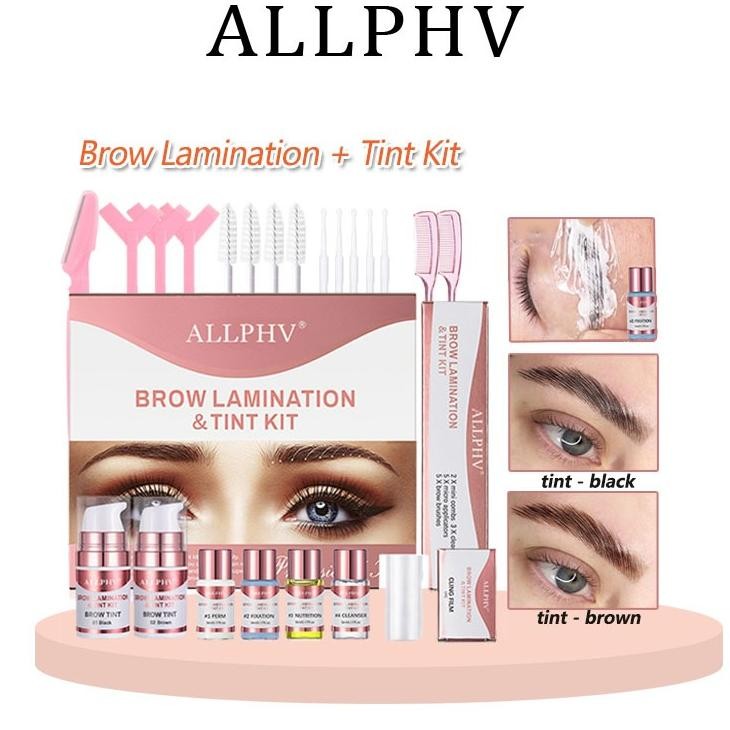 Allphv Brow Lamination Tint Kit Brow Lift Brow Bomber Kit Tint Hitam Dan Coklat