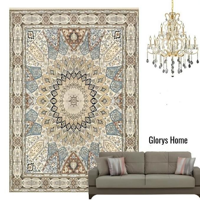 Karpet Lantai Ruang Tamu Permadani Klasik Motif Turki