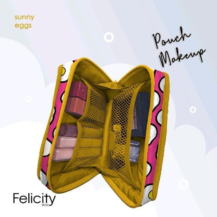 MNK | PUFFY POUCH MAKEUP CUSTOM NAMA | SKIN CARE ORGANIZER | POUCH MAKEUP,SKINCARE