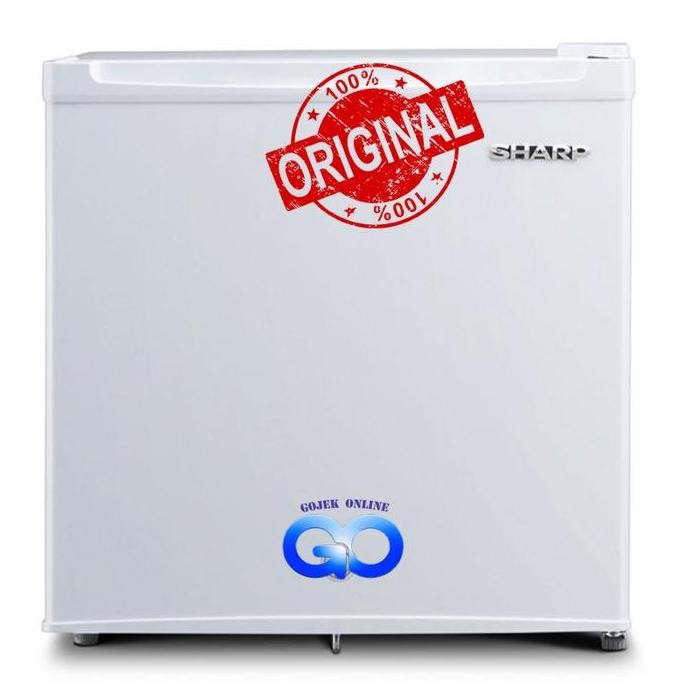 Kulkas Kecil Sharp Portable / Mini Bar Sharp Sj - 50 Mb White / Putih Kualitas Terbaik Harga Termura