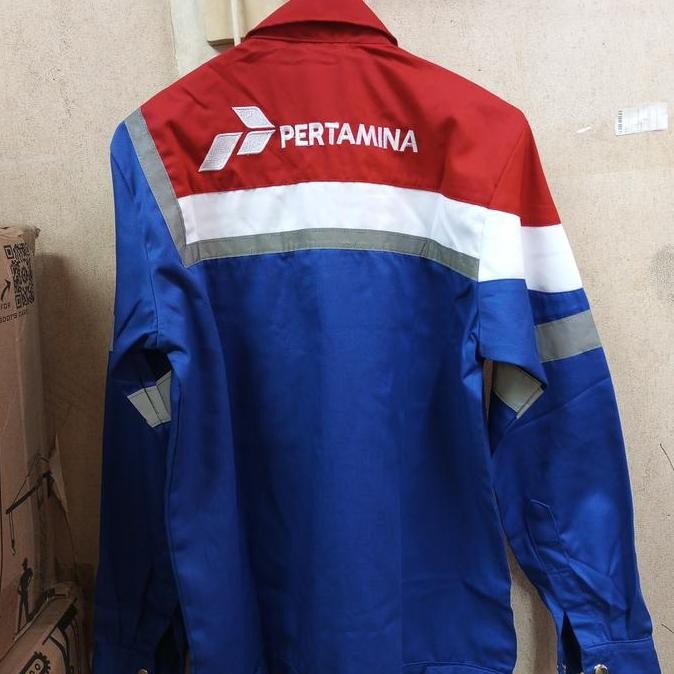 SERAGAM ATASAN PERTAMINA NOMEX / BAJU SAFETY MURAH