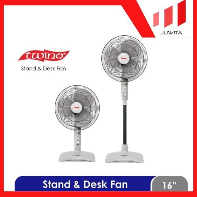 Kipas Angin Cosmos 16 Inch Sn Twino / Stand Fan Cosmos 16 Sn Twino