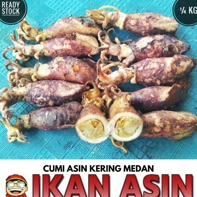 

Ikan Asin Cumi Asin / Sotong 250 Gr Cap Toke Bagan Siapi Api