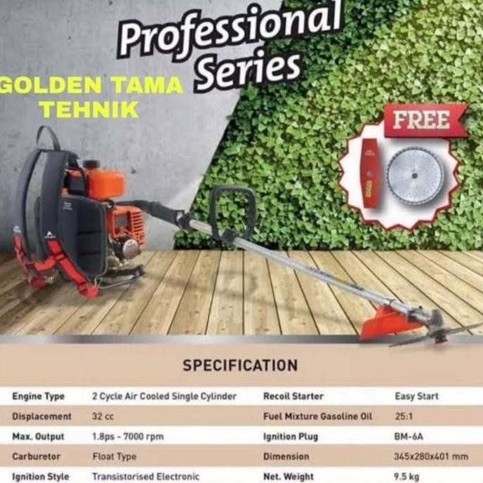 Alat Mesin Potong Rumput Tasco 328 E Atau Brush Cutter Tasco 328E