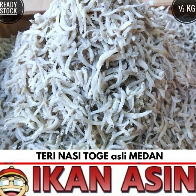 

Ikan Asin Teri Medan / Teri Toge 500 Gr Cap Toke Bagan Siapi Api