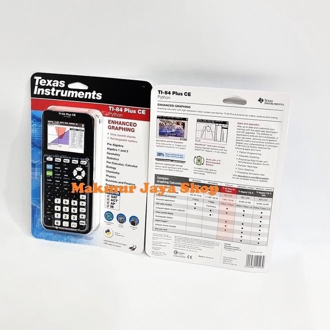 

Calculator Texas Instruments TI-84 Plus CE Graphing Kalkulator Sekolah