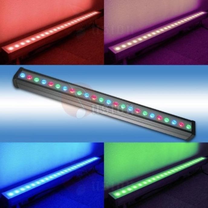 WALL WASHER LED 24X3 WATT FULL COLOUR 4IN1 LAMPU BAR WALL WASHER
