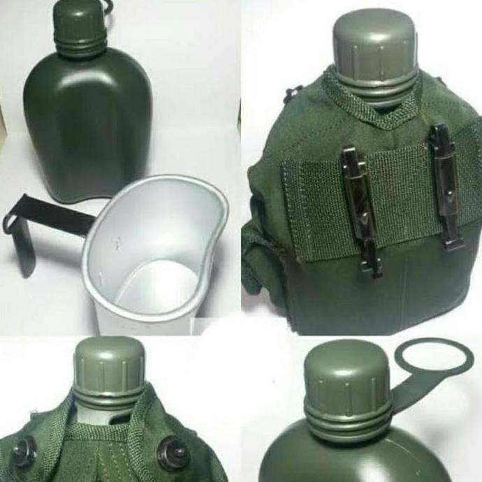 Peples Botol Air Minum Hijau TNI Original