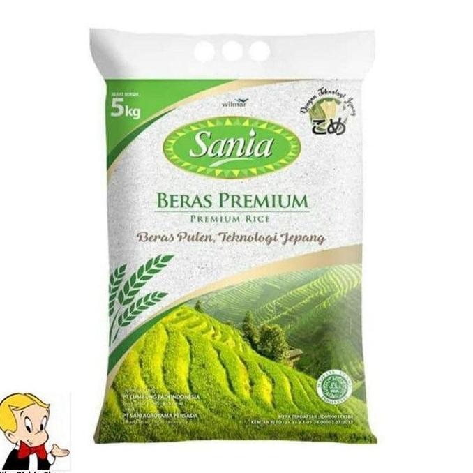 

Beras Premium Wilmar Sania Beras Pulen Teknologi Jepang Halal 5 Kg PPY