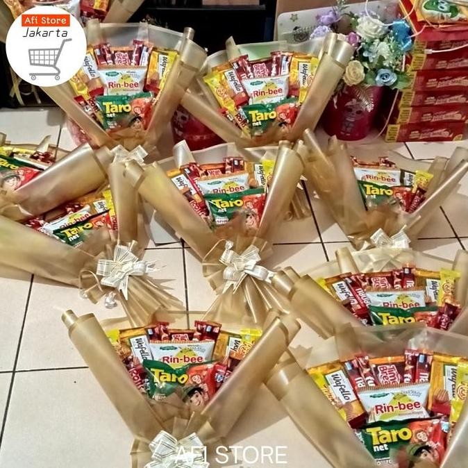 

BUKET SNACK BUKET CANTIK BUKET MURAH SOUVERNIR ULTAH BUKET WISUDA