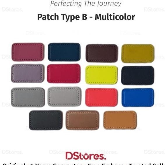 TUMI Patch Monogram - Initial Embossed Replacement Pad - Multi Cr