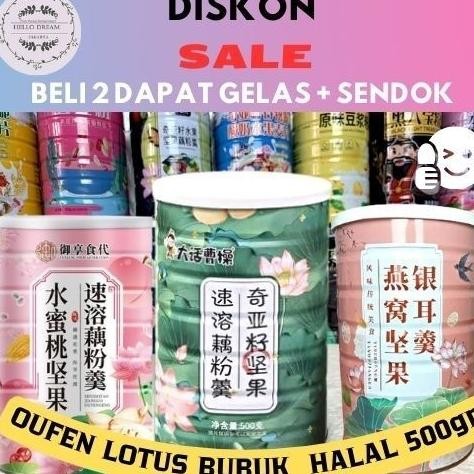 

Lotus Powder Bubuk Akar Teratai Diet Halal Lengkap 500gram Sehat Beli 3 Dapat Gelas+Sendok Bisa Bayar Di Tempat Cod