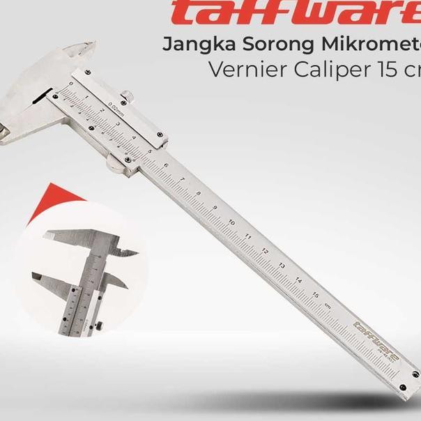

Taffware Jangka Sorong Vernier Caliper Micrometer 15Cm Jre0 Sier