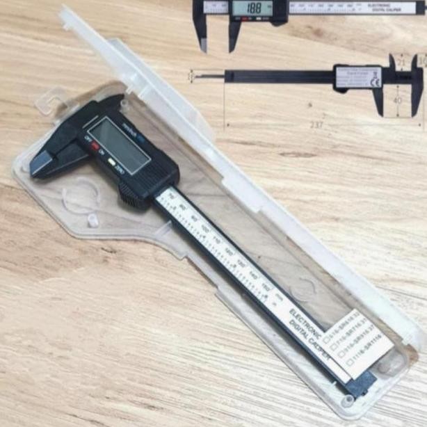 

Smat Dital Jangka Sorong Dital Caliper Carbon Fiber 150 Mm