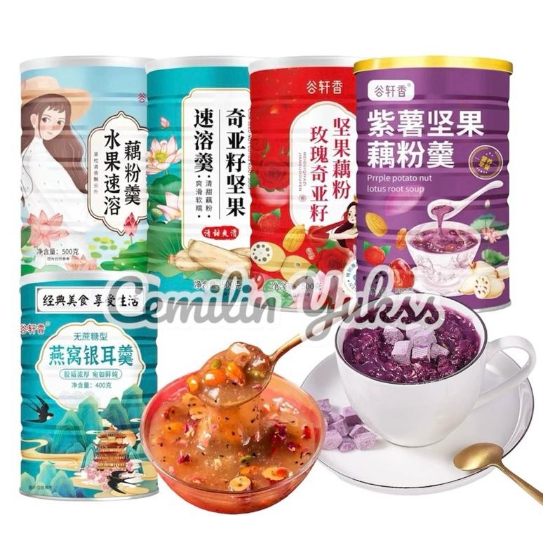 

Oufen Lotus Root Powder 500g [Halal] Bubuk Akar Teratai Chia Seed Nut Lotus Root Oufen