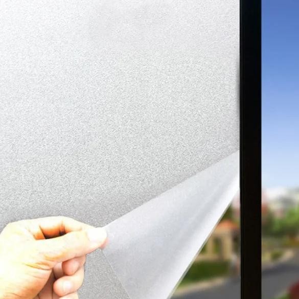 

1.2M2M Stiker Kaca Film Pelapis Kaca Jendela Rumah Sandblast Sanblast Sunblast Motif Polos Buram