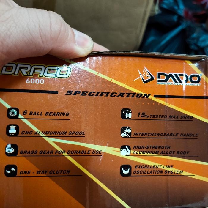 Reel Daido Draco Pilihan 4000 Atau 6000 #Gratisongkir