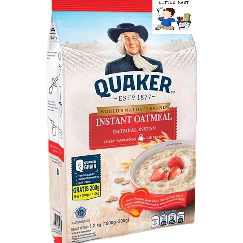 

Quaker Instant Oatmeal 1000gr+200gr/1200 gr Sereal/Cereal